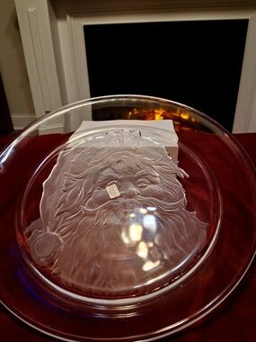 Toscany, Crystal Santa Platter